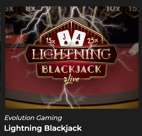 lightning blackjack